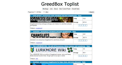 Desktop Screenshot of greedbox.com