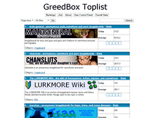 Tablet Screenshot of greedbox.com